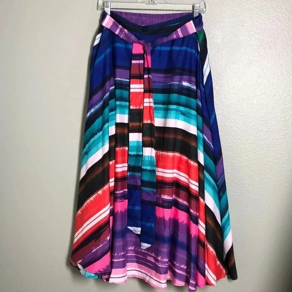 FLINT & MOSS Multi Color Pocket Skirt 36” LONG - Picture 1 of 6